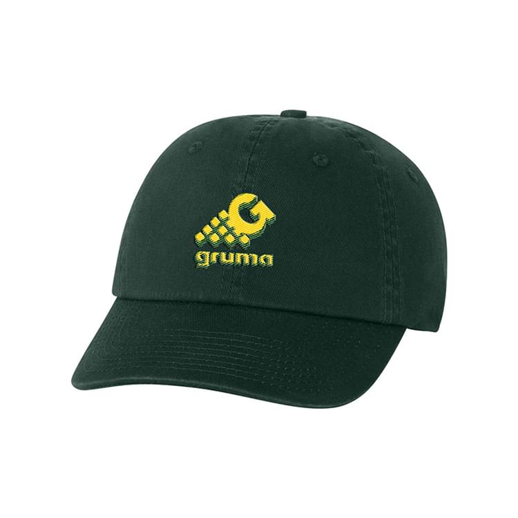 Bayside USA-Made Unstructured Washed Twill Cap