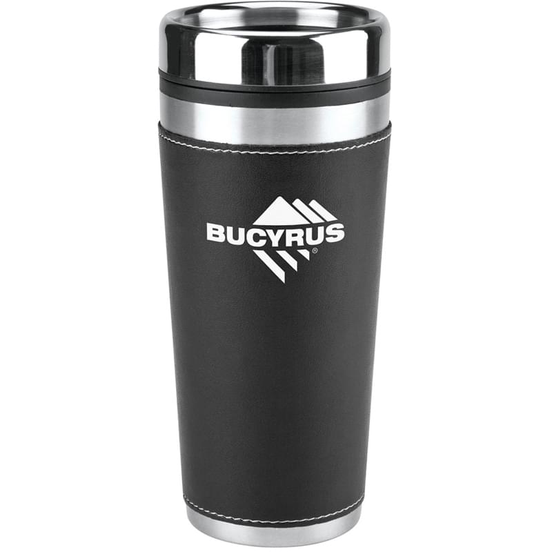 16 oz Leatherette Tumbler