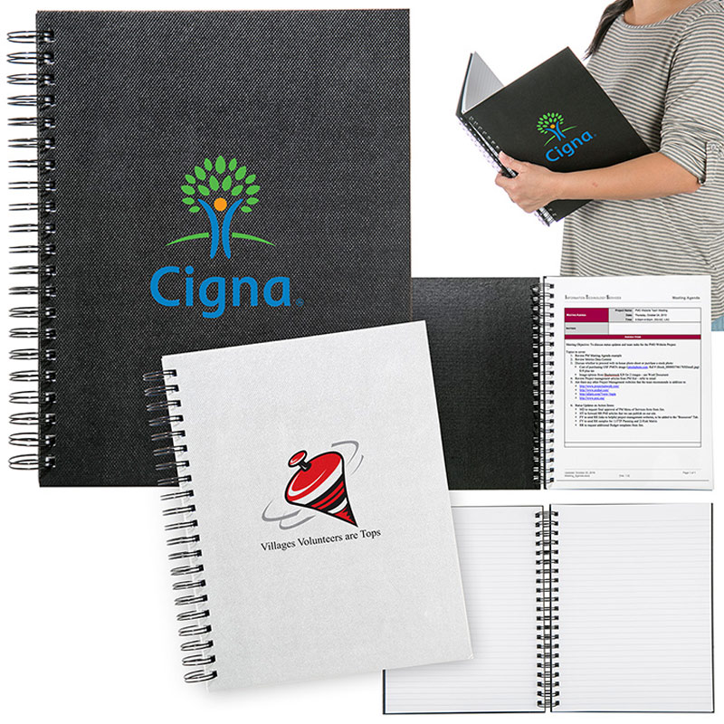 Titanium Large Spiral Notebook