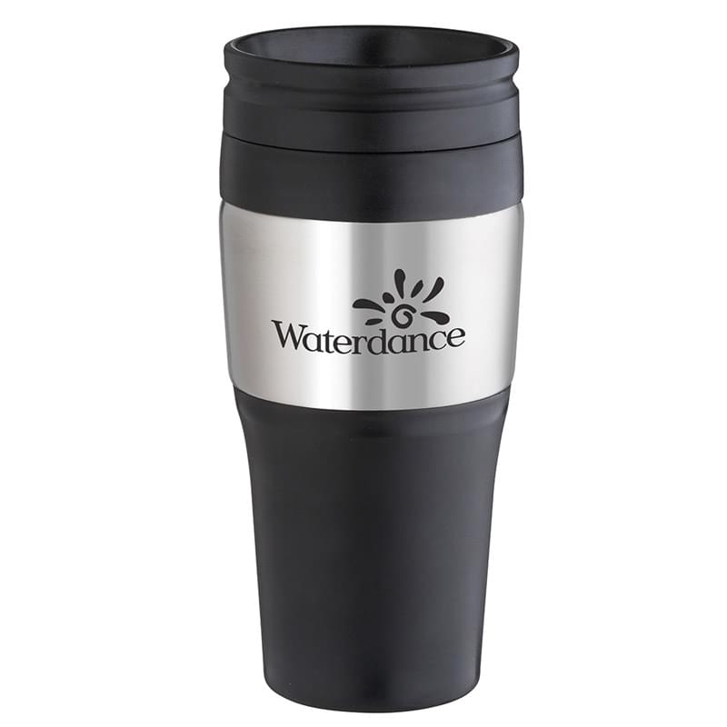 2-Tone Stainless Tumbler with Plastic Lid