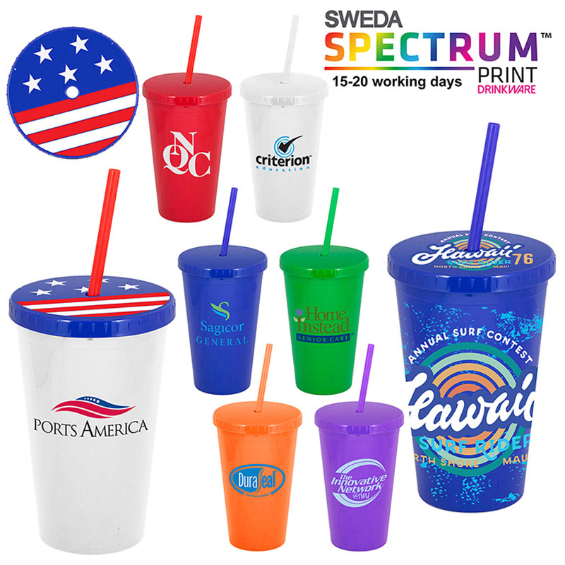 Milky Way Plastic Cup Tumbler - 16 Oz.