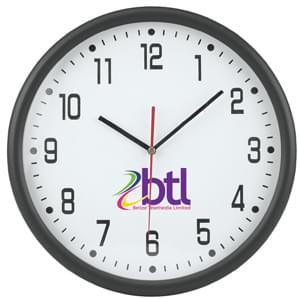 12" Round Thin Frame Wall Clock