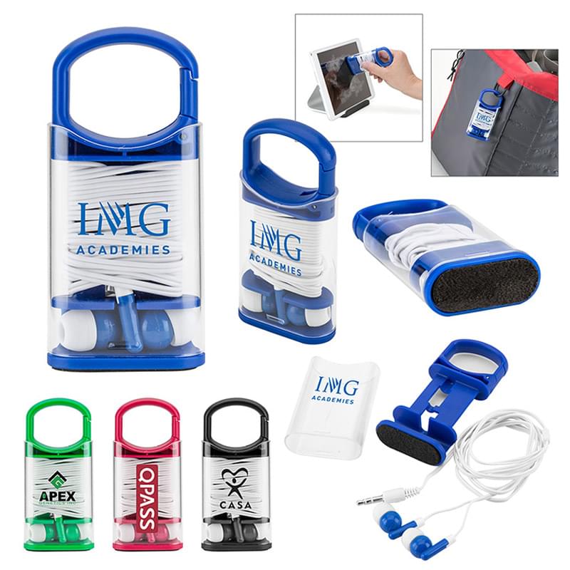 Konvert Earbud Keeper Phone Stand