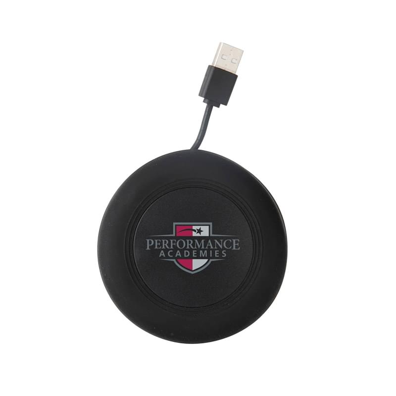 Wireless Charger with Built-in Cable