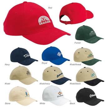 Sportsman heavy brushed twill cap 