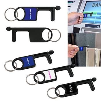 Antimicrobial Touch Free Keytag